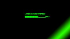 Green Computers Loading minimalistic awesomeness