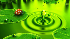 Green dawn artwork Art