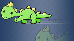Green dinosaur moomadesign Art