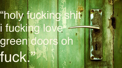 Green door lolhelvetica