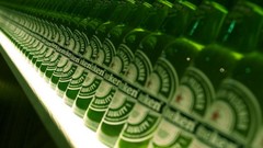 Green drinks bottles heineken beers