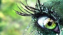 Green eye artwork