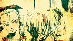 Green eyes Anime selective