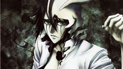 Green eyes bleach Espada Ulquiorra Cifer open shirt