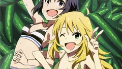 Green eyes blondes cucumbers