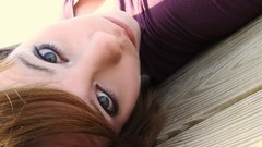 Green eyes brunettes