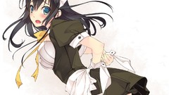 Green eyes maids murakami suigun underwear panties Simple 