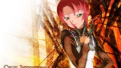 Green eyes short hair mai hime redheads Nao Yuuki