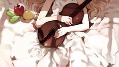 Green eyes violins Anime