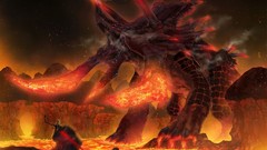 Green fire lava horns