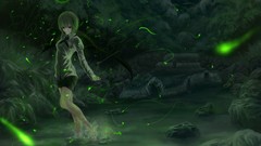 Green fireflies touhou Wriggle Nightbug