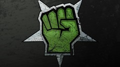 Green fists