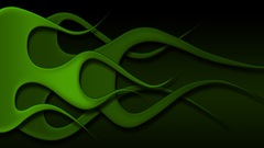 Green flames