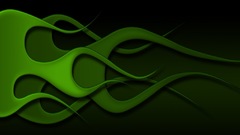 Green flames fire