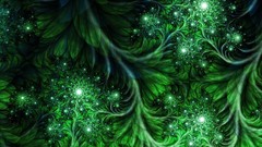 Green Fractals abstract