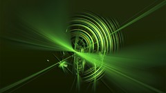 Green Fractals abstract digital art