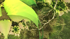 Green Fractals abstract geometry