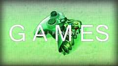 Green fun consoles video games controllers