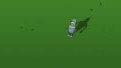 Green Futurama Bender