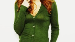 Green Gillian Anderson long