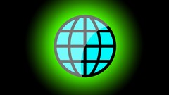 Green glow radiation Earth colors Internet icons security logos 