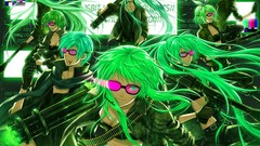Green Guns vocaloid hatsune