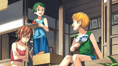 Green hair Anime anime