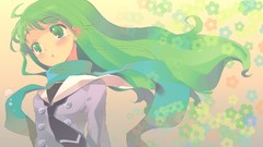 Green hair Anime anime