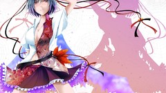 Green hair hats anime