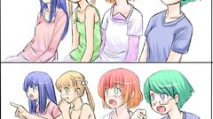 Green hair katawa shoujo