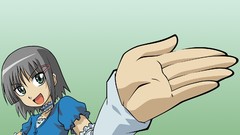 Green hayate no gotoku aizawa sakuya vectors Simple Background