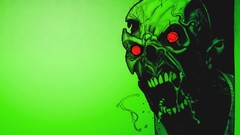 Green horror zombies