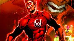 Green Lantern red comics