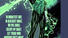 Green Lantern superheroes artwork
