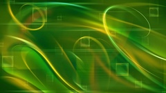 Green lines figures square