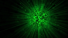 Green Manga Anime abstract