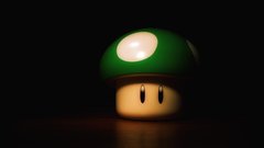 Green Mario mushrooms