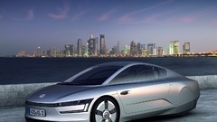 Green Metallic cars Volkswagen concept art