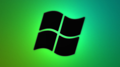 Green microsoft windows