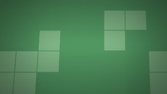 Green minimalistic panels