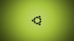 Green minimalistic ubuntu Flags