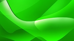 Green minimalistic waves
