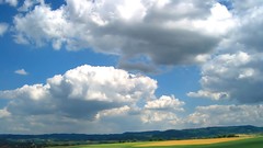Green Mountains clouds Landscapes