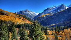 Green Mountains nature autumn