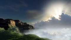 Green Mountains skyscapes