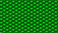 Green patterns cubes 3d
