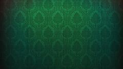 Green patterns damask