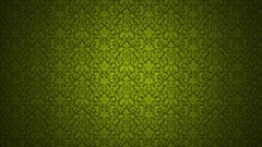 Green patterns damask
