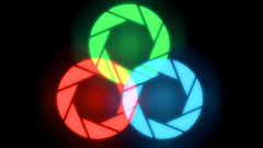 Green Portal blue red