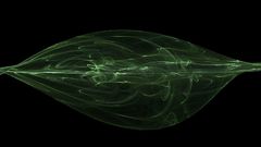 Green smoke abstract